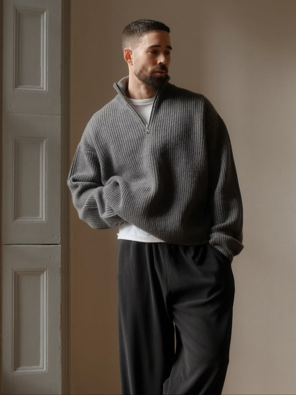 Кофта мужская на молнии